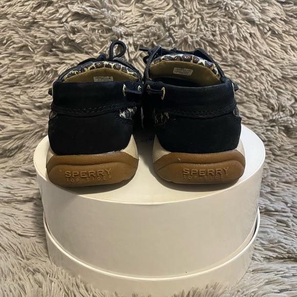 🖤 Sperry Top-Sider Black & Glitter Cheetah - Picture 5 of 7